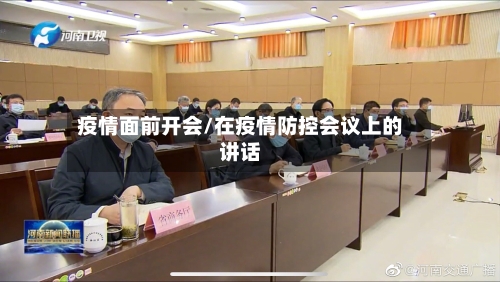 疫情面前开会/在疫情防控会议上的讲话-第2张图片