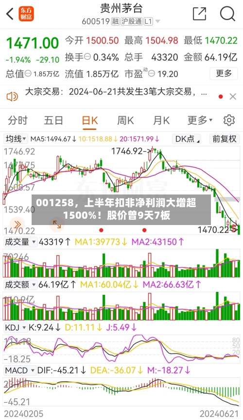 001258，上半年扣非净利润大增超1500%！股价曾9天7板-第2张图片