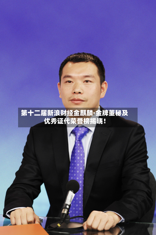 第十二届新浪财经金麒麟·金牌董秘及优秀证代荣誉榜揭晓!-第2张图片