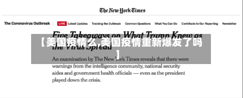 【美国疫情么,美国疫情重新爆发了吗】