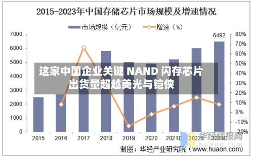 这家中国企业关键 NAND 闪存芯片出货量超越美光与铠侠