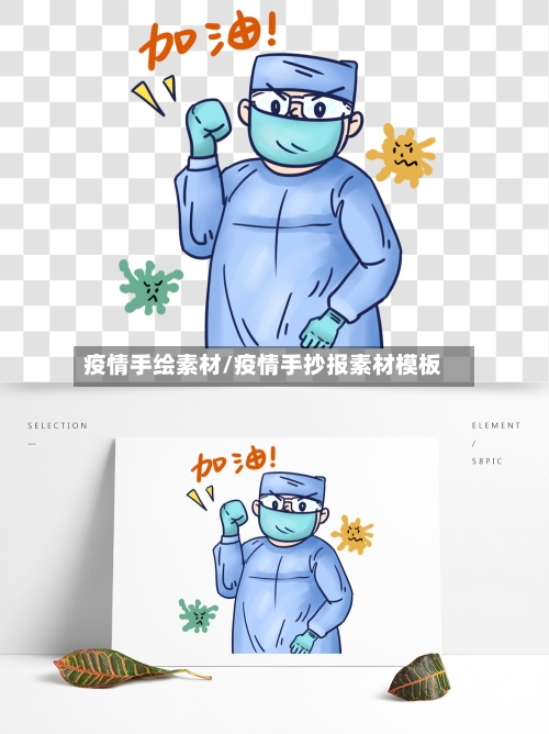 疫情手绘素材/疫情手抄报素材模板-第3张图片