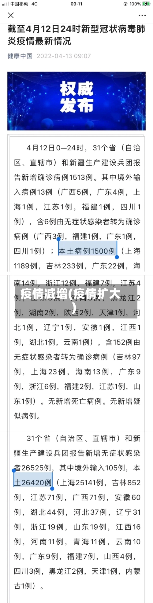 疫情减增(疫情扩大)