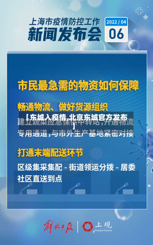 【东城入疫情,北京东城官方发布】-第3张图片