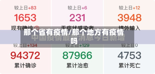 那个省有疫情/那个地方有疫情吗