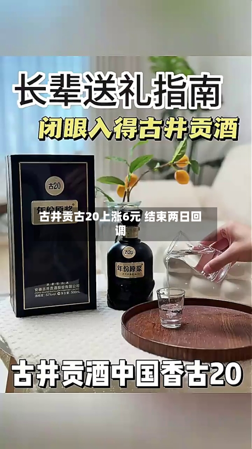 古井贡古20上涨6元 结束两日回调-第2张图片