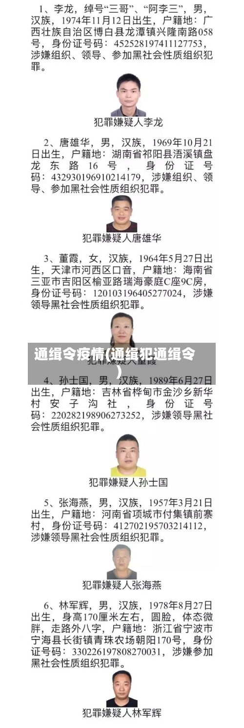 通缉令疫情(通缉犯通缉令)-第3张图片
