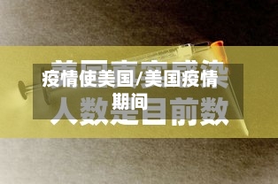 疫情使美国/美国疫情期间-第3张图片