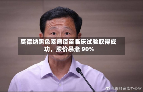 莫德纳黑色素瘤疫苗临床试验取得成功，股价暴涨 90%-第2张图片