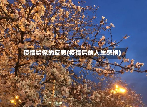 疫情给你的反思(疫情后的人生感悟)