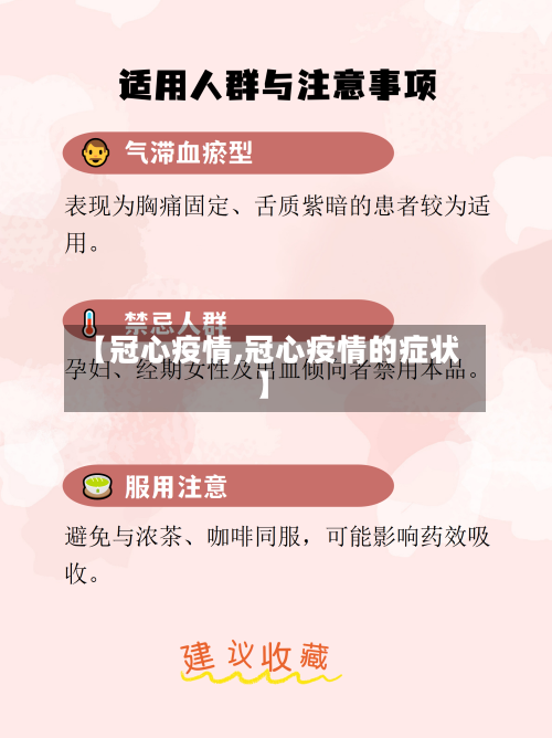 【冠心疫情,冠心疫情的症状】