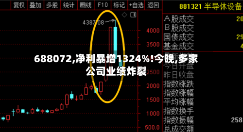 688072,净利暴增1324%!今晚,多家公司业绩炸裂-第2张图片