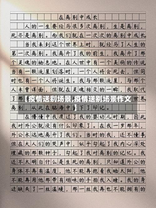 【疫情送别场景,疫情送别场景作文】-第2张图片
