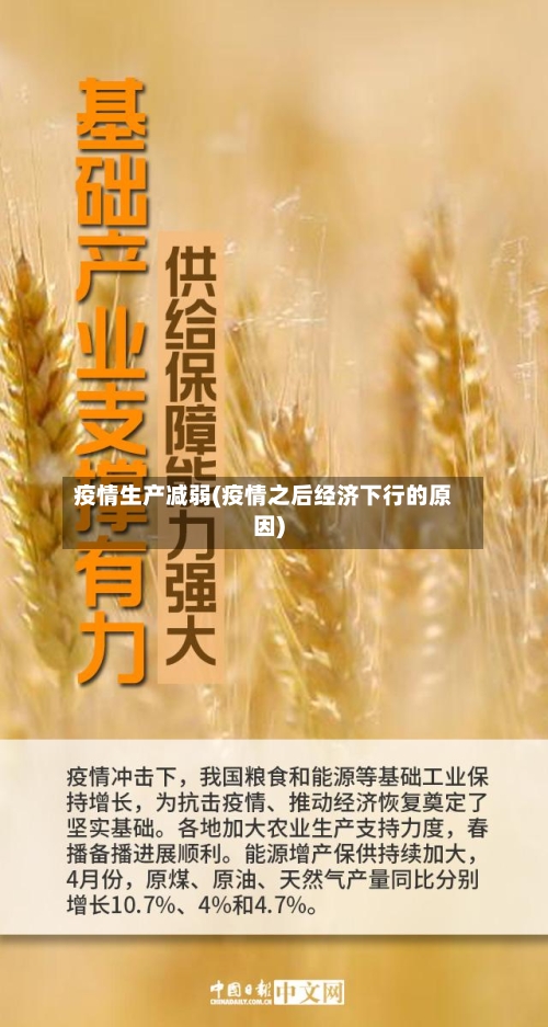 疫情生产减弱(疫情之后经济下行的原因)
