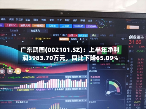 广东鸿图(002101.SZ)：上半年净利润3983.70万元，同比下降65.09%