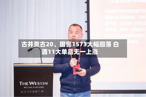 古井贡古20	、国窖1573大幅回落 白酒11大单品无一上涨-第2张图片