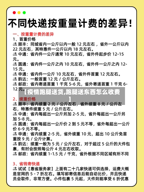 【疫情跑腿送货,跑腿送东西怎么收费】-第2张图片